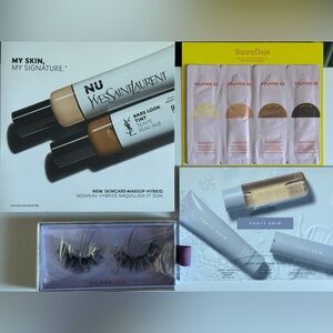 Glamlite X Makayla Eyelashes & Makeup/Skincare Sample bundle